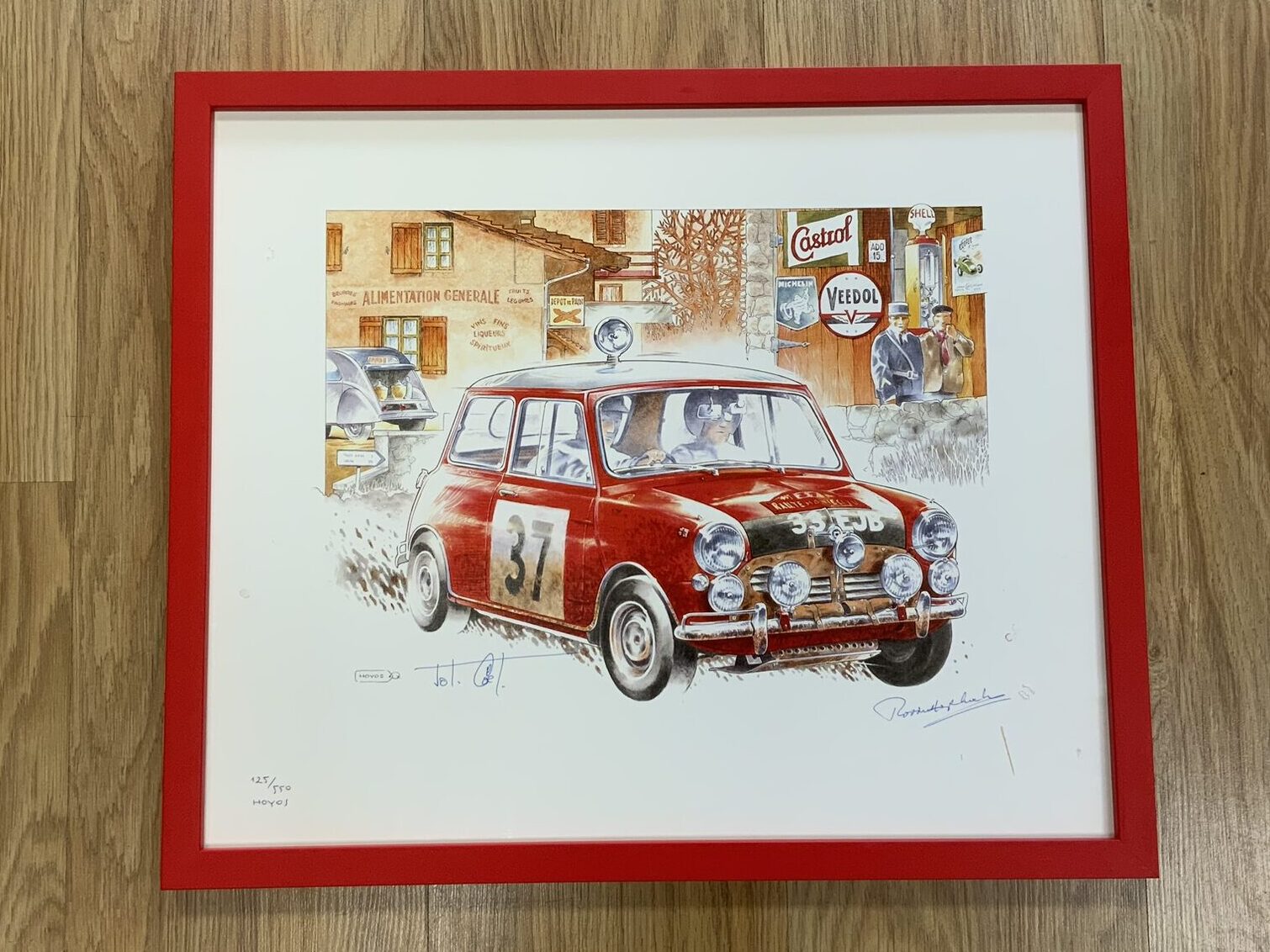 emarcado con paspartu